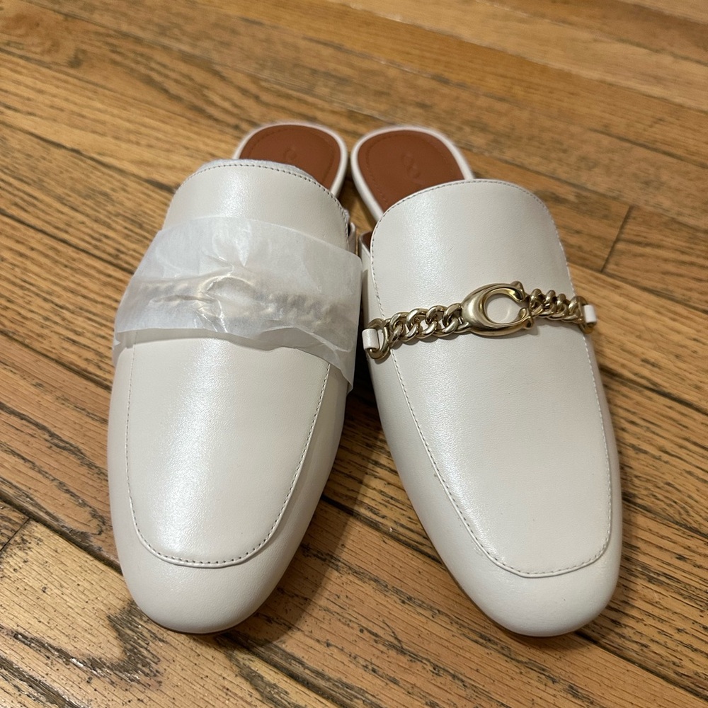 Coach sofi leather slide